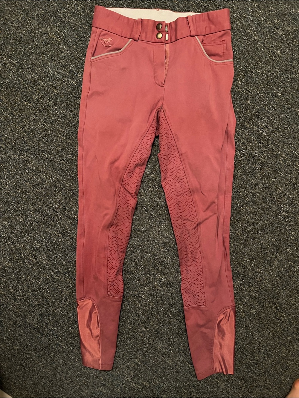 Pink SmartPak Piper Riding Breeches with Full Seat Grip, size 28